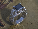 Black Diamond wedding ring